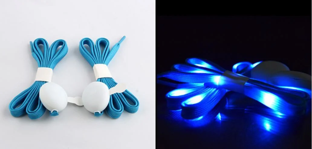 Christmas Gift 120cm Length Nylon LED Shoelace Light up Shoelaces for Shoe Decoration Evert Lighting