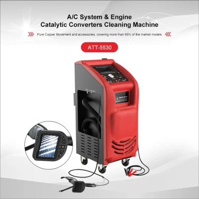 A/C 시스템 및 엔진 촉매 변환기 청소 기계 전문 청소 자동차 공기